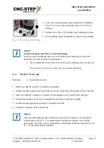 Preview for 57 page of CNC-Step AceroDURO 100/S100 Operating Instructions Manual