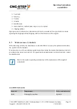 Preview for 67 page of CNC-Step AceroDURO 100/S100 Operating Instructions Manual