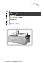 CNC-Step flowJET 2015 Operating Instructions Manual preview