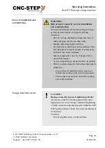 Preview for 64 page of CNC-Step flowJET 2015 Operating Instructions Manual