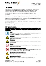 Preview for 6 page of CNC-Step High-Z S-1000T Operating Instructions Manual