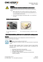 Preview for 19 page of CNC-Step High-Z S-1000T Operating Instructions Manual