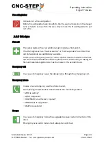 Preview for 24 page of CNC-Step High-Z S-1000T Operating Instructions Manual