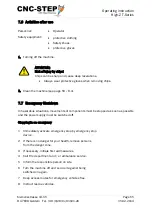 Preview for 55 page of CNC-Step High-Z S-1000T Operating Instructions Manual