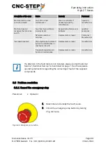 Preview for 69 page of CNC-Step High-Z S-1000T Operating Instructions Manual