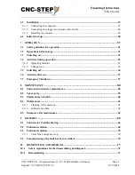 Preview for 5 page of CNC-Step High-Z S-1400T Operating Instructions Manual