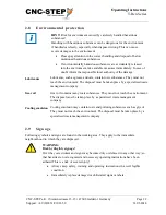 Preview for 22 page of CNC-Step High-Z S-1400T Operating Instructions Manual