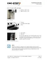 Preview for 34 page of CNC-Step High-Z S-1400T Operating Instructions Manual