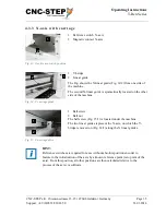 Preview for 35 page of CNC-Step High-Z S-1400T Operating Instructions Manual