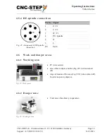 Preview for 39 page of CNC-Step High-Z S-1400T Operating Instructions Manual