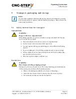 Preview for 40 page of CNC-Step High-Z S-1400T Operating Instructions Manual