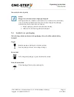 Preview for 42 page of CNC-Step High-Z S-1400T Operating Instructions Manual