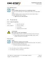 Preview for 46 page of CNC-Step High-Z S-1400T Operating Instructions Manual