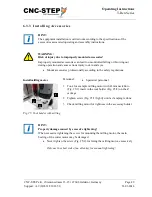 Preview for 49 page of CNC-Step High-Z S-1400T Operating Instructions Manual