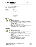 Preview for 53 page of CNC-Step High-Z S-1400T Operating Instructions Manual