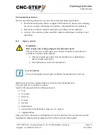 Preview for 59 page of CNC-Step High-Z S-1400T Operating Instructions Manual