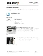 Preview for 62 page of CNC-Step High-Z S-1400T Operating Instructions Manual