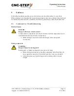 Preview for 66 page of CNC-Step High-Z S-1400T Operating Instructions Manual