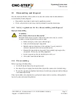 Preview for 71 page of CNC-Step High-Z S-1400T Operating Instructions Manual