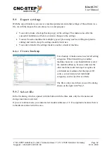 Preview for 62 page of CNC-Step KinetiC-NC User Manual