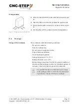 Preview for 57 page of CNC-Step RaptorX-SL1200-S15 Operating Instructions Manual