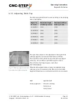 Preview for 62 page of CNC-Step RaptorX-SL1200-S15 Operating Instructions Manual