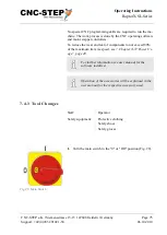 Preview for 75 page of CNC-Step RaptorX-SL1200-S15 Operating Instructions Manual