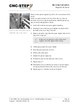 Preview for 91 page of CNC-Step RaptorX-SL1200-S15 Operating Instructions Manual