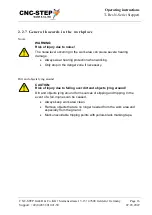 Preview for 16 page of CNC-Step T-Rex 0609 Operating Instructions Manual