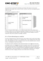 Предварительный просмотр 19 страницы CNC-Step Zero-3 Operating Instructions Manual