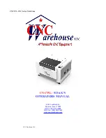 Предварительный просмотр 1 страницы CNC CNCWL- 5136-XN Operator'S Manual