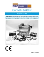 CNC Mini Muscle Instructions Manual предпросмотр