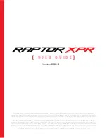 Предварительный просмотр 2 страницы CNC RAPTOR XPR User Manual