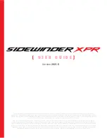 Preview for 2 page of CNC SIDEWINDER XPR User Manual