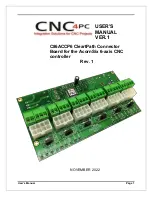 Preview for 1 page of CNC4PC C86ACCP6 User Manual