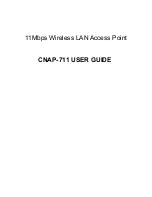 Предварительный просмотр 1 страницы CNET CNAP-711 User Manual