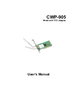 CNET CWP-905 User Manual preview