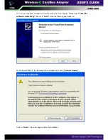 Preview for 10 page of CNET Wireless-G CardBus Adapter CWC-800 User Manual
