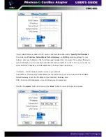 Preview for 20 page of CNET Wireless-G CardBus Adapter CWC-800 User Manual