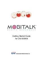 Предварительный просмотр 1 страницы CNI MOBITALK CNI-900KM Getting Started Manual