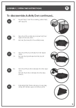 Preview for 9 page of CNP Brands Childcare Activity Den 089888 Manual