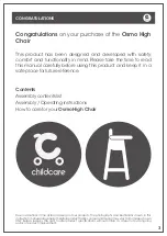 Preview for 3 page of CNP Brands childcare Osmo 044291 Manual