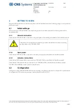 Предварительный просмотр 8 страницы CNS Systems VDL 6000/FASS Operating, Technical And Maintenance Manual