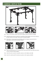 Предварительный просмотр 4 страницы Co-op GOLD Pallisade Hard-Top Gazebo Use And Care Manual