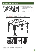 Предварительный просмотр 7 страницы Co-op GOLD Pallisade Hard-Top Gazebo Use And Care Manual