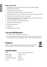 Preview for 6 page of CO/Tech 18-3118 Instruction Manual