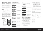 CO/Tech EMT707CTL-UK Instruction Manual preview