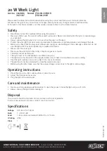 CO/Tech JF8100-20W-UK Instruction Manual preview