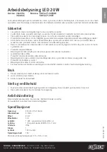 Preview for 3 page of CO/Tech S105A-P-20W-UK Quick Start Manual