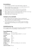 Preview for 8 page of CO/Tech S106-S-30W Original Instructions Manual